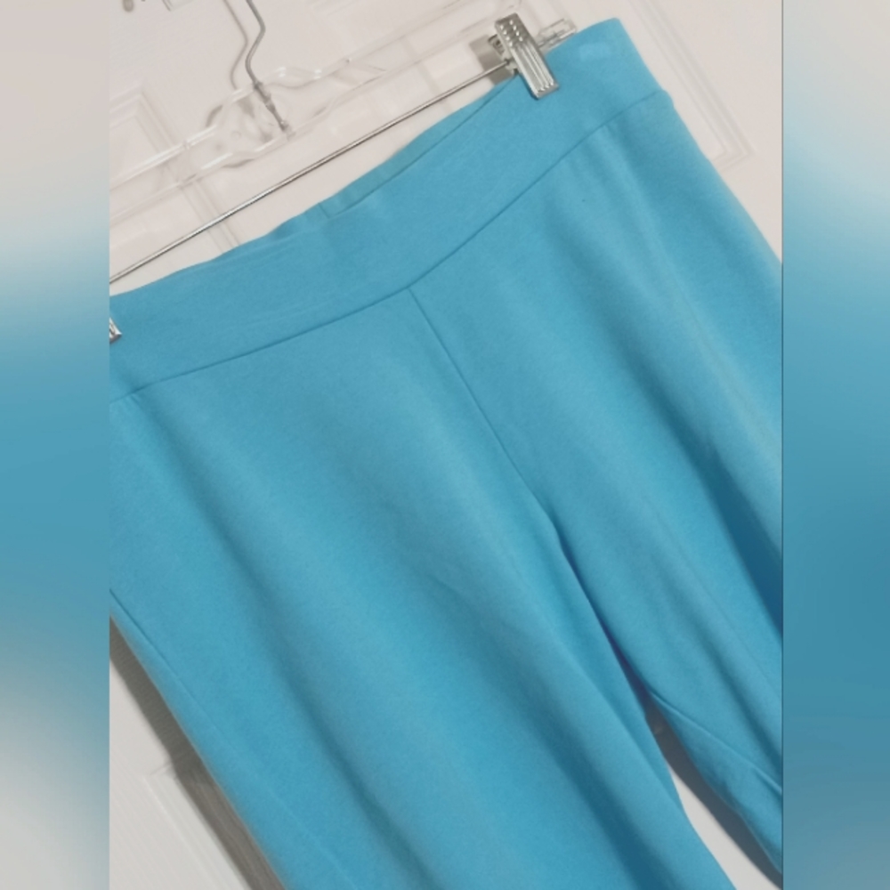 Pure Jill Pima cotton pull on stretch capris Medium Petite - Picture 2 of 6